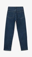 Купити Джинси Mom Fit жіночі On me 1908 40 Синій Артикул: 2000999288098 Фото мініатюра № 10