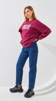Купити Джинси Mom Fit жіночі On me 1908 40 Синій Артикул: 2000999288098 Фото мініатюра № 3