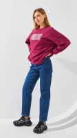 Купить Джинсы Mom Fit женские On me 1908 46 Синий Артикул: 2000999288173 Миниатюра фотографии № 3