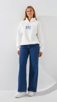 Джинси Mom Fit жіночі On me 4960 34 Синій