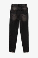 Купить Джинсы Mom Fit женские Zeo Basic 3966 32 Темно-серый Артикул: 2000990956538 Миниатюра фотографии № 2