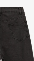 Джинсы однотонные Mom Fit женские 1907 L Серый  Фото №2
