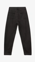 Джинсы однотонные Mom Fit женские 1907 L Серый  Фото №3