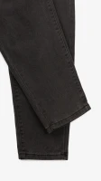 Джинсы однотонные Mom Fit женские 1907 L Серый  Фото №1