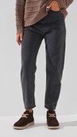 Купити Джинси однотонні Mom Fit жіночі 1907 M Сірий Артикул: 2000999193088 Фото мініатюра № 2