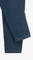Купить Джинсы однотонные Mom Fit женские 1908 M Синий Артикул: 2000999193217 Миниатюра фотографии № 9
