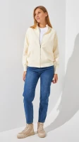 Купить Джинсы однотонные Mom Fit женские 1908 M Синий Артикул: 2000999193217 Миниатюра фотографии № 1