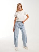 Купить Джинсы однотонные женские GENUA G01107-0013 32 Голубой Артикул: 2000999508578 Миниатюра фотографии № 2