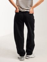 Купить Джинсы однотонные женские GENUA G01107-0015 32 Черный Артикул: 2000999590719 Миниатюра фотографии № 3