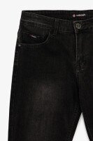 Джинсы Slim Fit мужские W008-5 29 Темно- серый  Фото №3