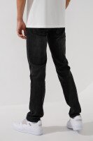 Джинсы Slim Fit мужские W008-5 29 Темно- серый  Фото №1