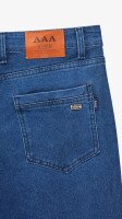 Купити Джинси Slim Fit однотонні чоловічі 902 33 Синій Артикул: 2000999453601 Фото мініатюра № 9