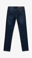 Купити Джинси Slim Fit однотонні чоловічі RB0082DT 27 Темно-синій Артикул: 2000999259159 Фото мініатюра № 5