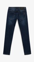 Купити Джинси Slim Fit однотонні чоловічі RB0095DT 27 Темно-синій Артикул: 2000999259074 Фото мініатюра № 5