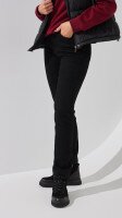 Купить Джинсы Slim Fit женские Vindasion 4031 25 Черный Артикул: 2000999308116 Миниатюра фотографии № 4