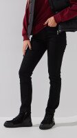 Купить Джинсы Slim Fit женские Vindasion 4031 25 Черный Артикул: 2000999308116 Миниатюра фотографии № 1