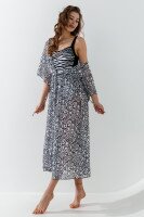 Туника пляжная с узором женская On me 6712 36 Белый