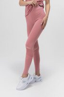 Фитнес костюм (майка+лосины) однотонный женский Speed Life SB-0785 M Пудровый (2000989987642A)  Фото №5