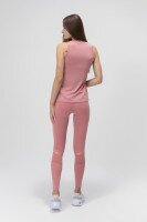 Фитнес костюм (майка+лосины) однотонный женский Speed Life SB-0785 M Пудровый (2000989987642A)  Фото №0