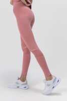 Фитнес костюм (майка+лосины) однотонный женский Speed Life SB-0785 M Пудровый (2000989987642A)  Фото №6