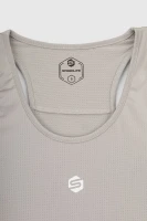 Фітнес майка однотонна жіноча Speed Life SF-0826 M Сірий (2000989987697A)  Фото №8