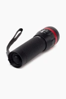 Фонарик ручной на батарейках ZOOM Красный Omer BM-310 (2000989456735)  Фото №1