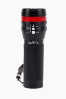 Фонарик ручной на батарейках ZOOM Красный Omer BM-310 (2000989456735)  Фото №0