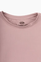 Футболка фитнес однотонная Tommy life 97265 L Пудровый (2000989754794A)  Фото №7