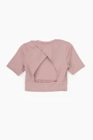 Футболка фитнес однотонная Tommy life 97265 L Пудровый (2000989754794A)  Фото №6