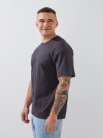 Купить Футболка однотонная мужская GENUA 24-0711 L Графитовый Артикул: 2000990340498 Миниатюра фотографии № 3