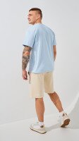Купить Футболка однотонная мужская GENUA 24-0711 2XL Голубой Артикул: 2000999389863 Миниатюра фотографии № 4