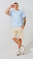 Купить Футболка однотонная мужская GENUA 24-0711 2XL Голубой Артикул: 2000999389863 Миниатюра фотографии № 1