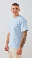 Купить Футболка однотонная мужская GENUA 24-0711 2XL Голубой Артикул: 2000999389863 Миниатюра фотографии № 2