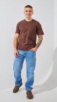 Купить Футболка однотонная мужская GENUA 24-0711 2XL Коричневый Артикул: 2000999389924 Миниатюра фотографии № 1