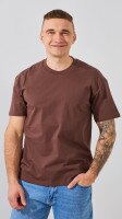 Купить Футболка однотонная мужская GENUA 24-0711 2XL Коричневый Артикул: 2000999389924 Миниатюра фотографии № 2