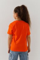 Футболка однотонная унисекс ALG 2254061 116 см Оранжевый  Фото №3