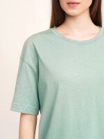 Футболка однотонная женская LAWA WBC02301 XS Зеленый  Фото №3