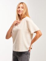 Купить Футболка однотонная женская GENUA GENUA79 2XL Бежевый Артикул: 2000999632075 Миниатюра фотографии № 1