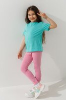 Футболка однотонная унисекс ALG 2254061 116 см Мятный  Фото №3