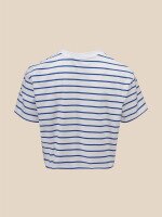 Купить Футболка с узором женская LAWA WBC02394 XL Бело-синий Артикул: 2000990683564 Миниатюра фотографии № 9