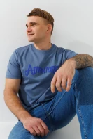 Футболка с принтом мужская AD003MP M Голубой  Фото №1