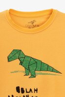Футболка с принтом для мальчика Dinomin 1020 98 см Желтый  Фото №1