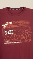 Купить Футболка с принтом Road Speed ​​мужская LAWA P-MB02340 S Бордовый Артикул: 2000999182518 Миниатюра фотографии № 8