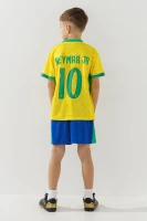 Футбольная форма для мальчика BLD БРАЗИЛИЯ NEYMAR JR 110 см Желтый  Фото №2