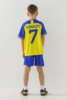 Футбольная форма для мальчика BLD AL NASSR RONALDO 110 см Сине-желтый  Фото №2