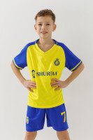 Футбольная форма для мальчика BLD AL NASSR RONALDO 110 см Сине-желтый  Фото №0