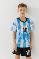 Футбольная форма для мальчика BLD АРГЕНТИНА MESSI 104 см Бело-голубой  Фото №0