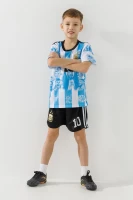 Футбольна форма для хлопчика BLD АРГЕНТИНА MESSI 110 см Біло-блакитний  Фото №1