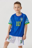 Футбольная форма для мальчика BLD БРАЗИЛИЯ NEYMAR 110 см Синий (2000990366771A)  Фото №0