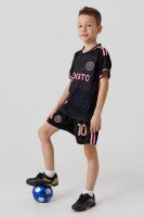 Футбольна форма для хлопчика BLD INTER MESSI 110 см Чорний  Фото №2